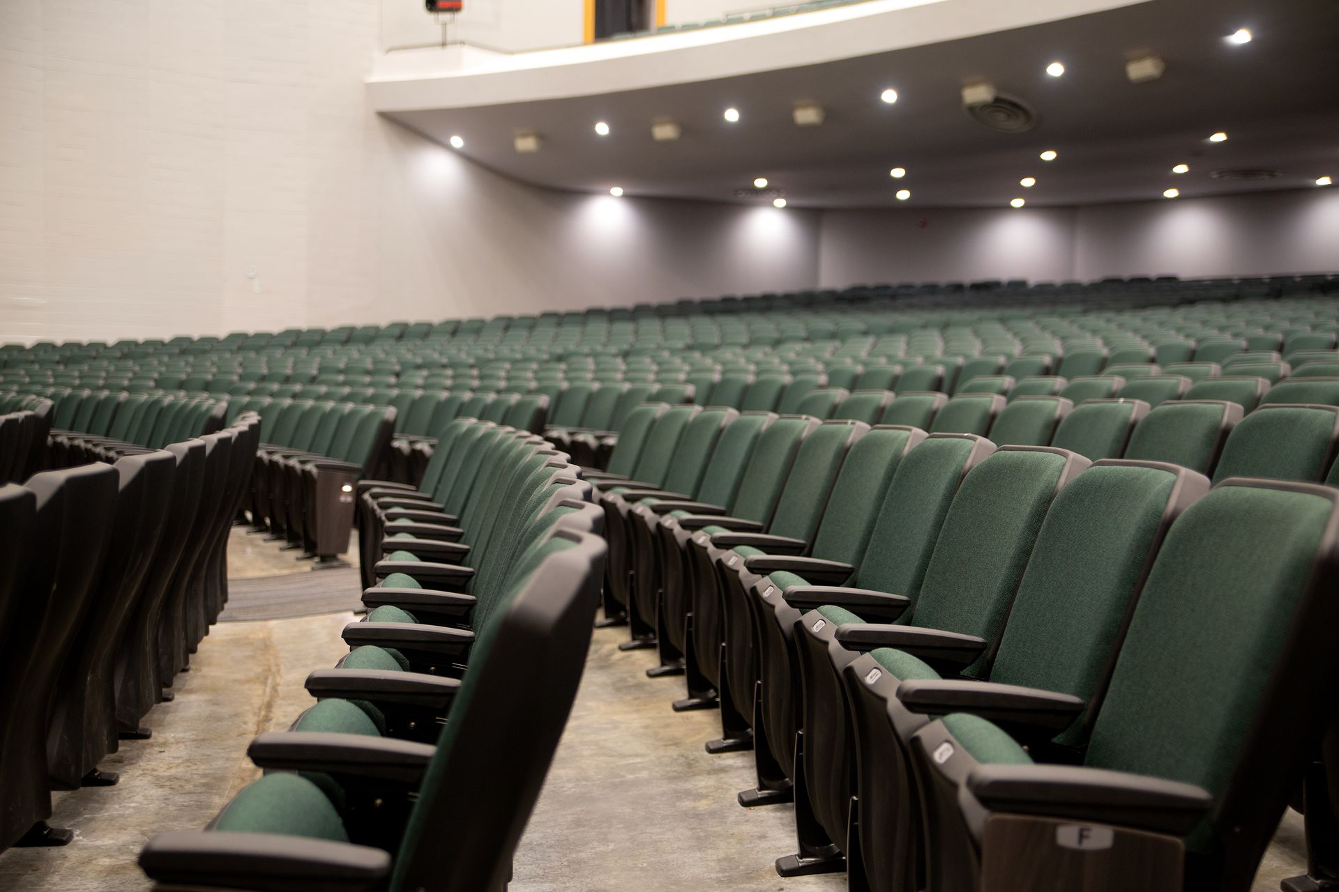 A photo of the ODYSSEY Auditorium Chairs by Interkal at Myrtle Beach High School.