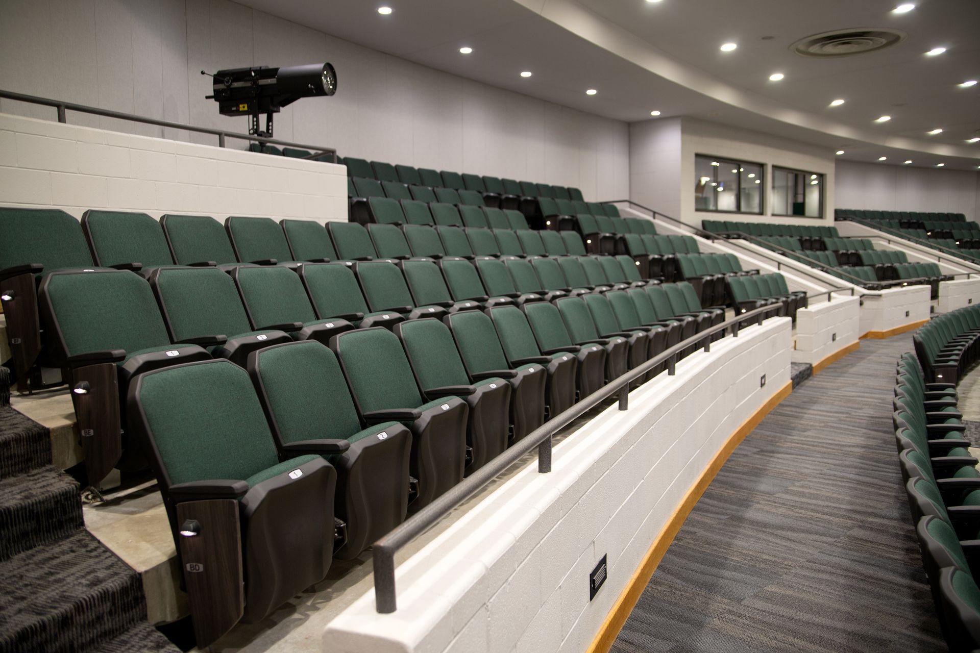 A photo of the ODYSSEY Auditorium Chairs by Interkal at Myrtle Beach High School.