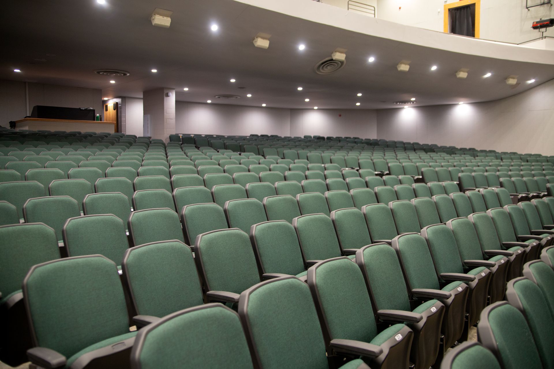 A photo of the ODYSSEY Auditorium Chairs by Interkal at Myrtle Beach High School.