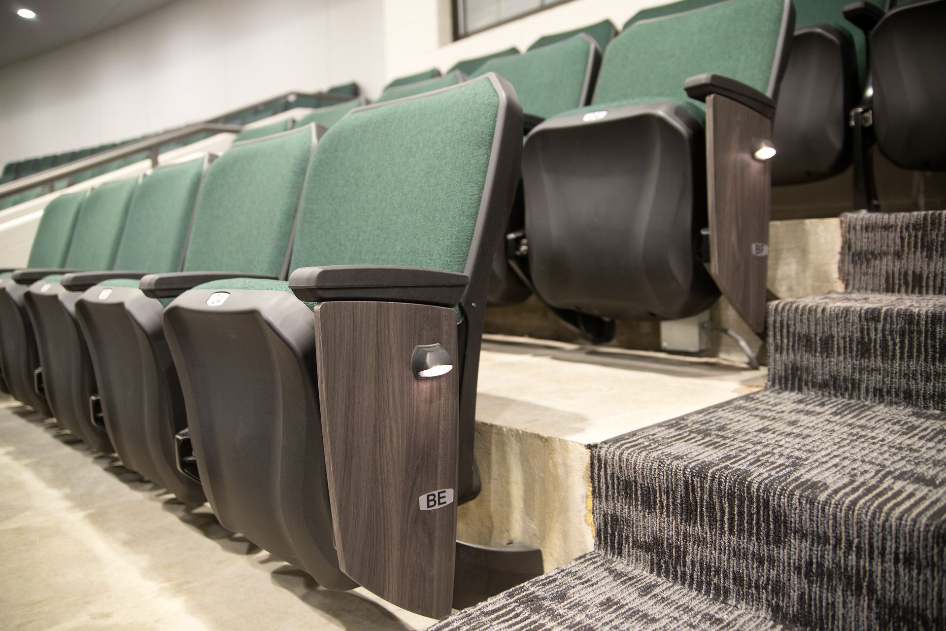 A photo of the ODYSSEY Auditorium Chairs by Interkal at Myrtle Beach High School.