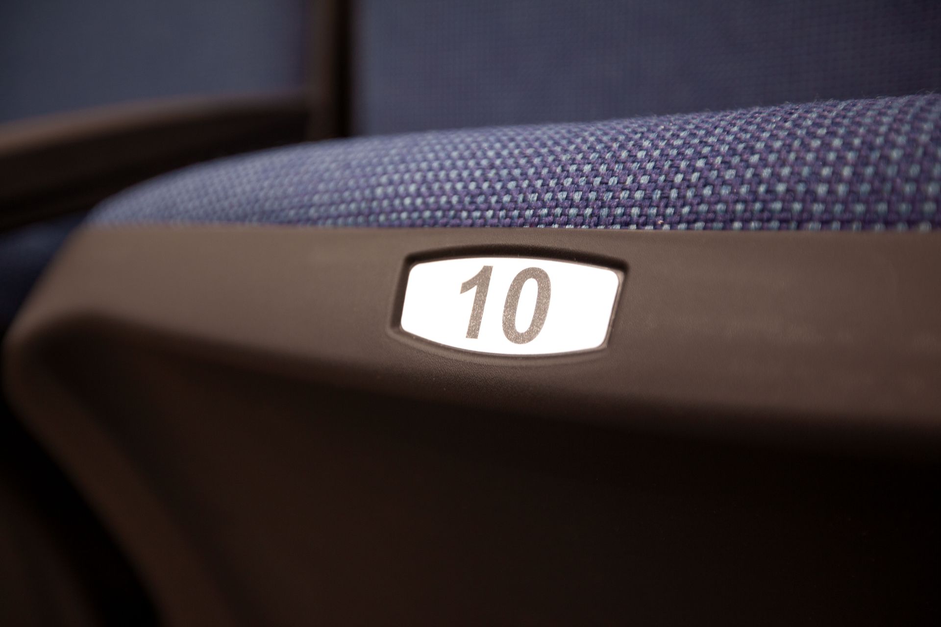 The auditorium at Sundling Junior High, with ODYSSEY Auditorium Chairs with molded armrests, blue upholstery, seat numbers. 