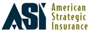 An american strategic insurance logo on a white background