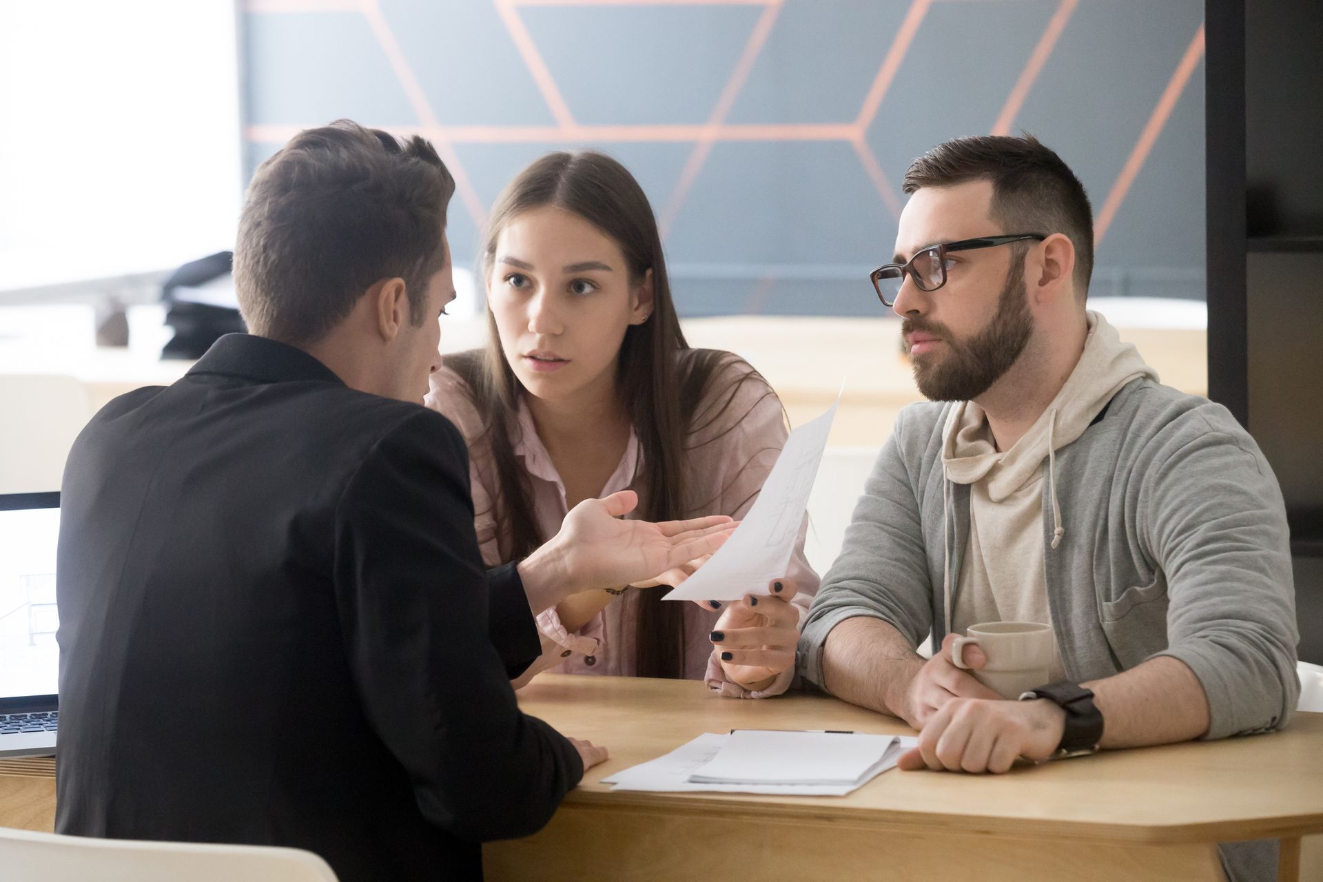 Lawyer meeting with Couple — Overland Park, KS — The Smalley Law Company Lawyer meeting with Couple — Overland Park, KS — The Smalley Law Company