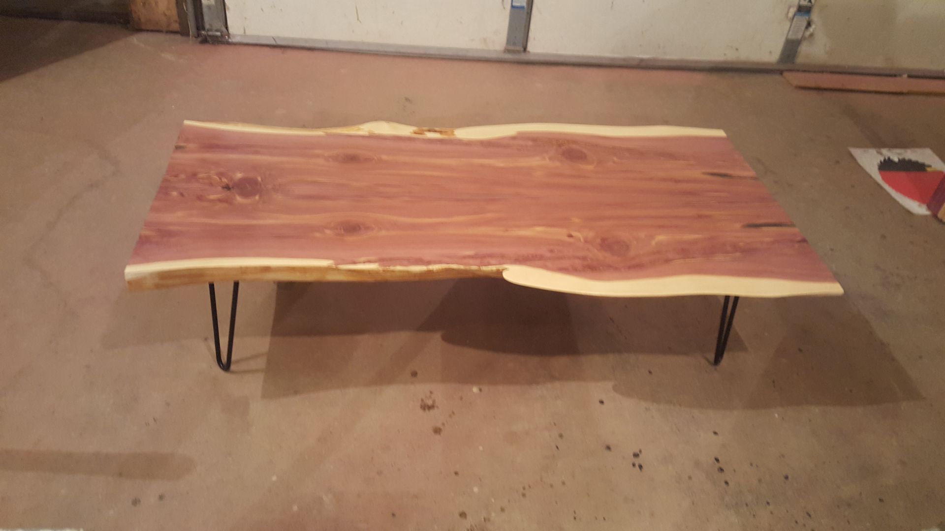 Cedar coffee table