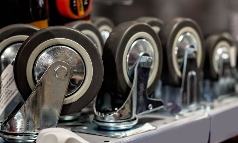 A Bunch of Wheels Are Lined Up on a Shelf — Coffs Harbour Bearing Centre in Coffs Harbour, NSW