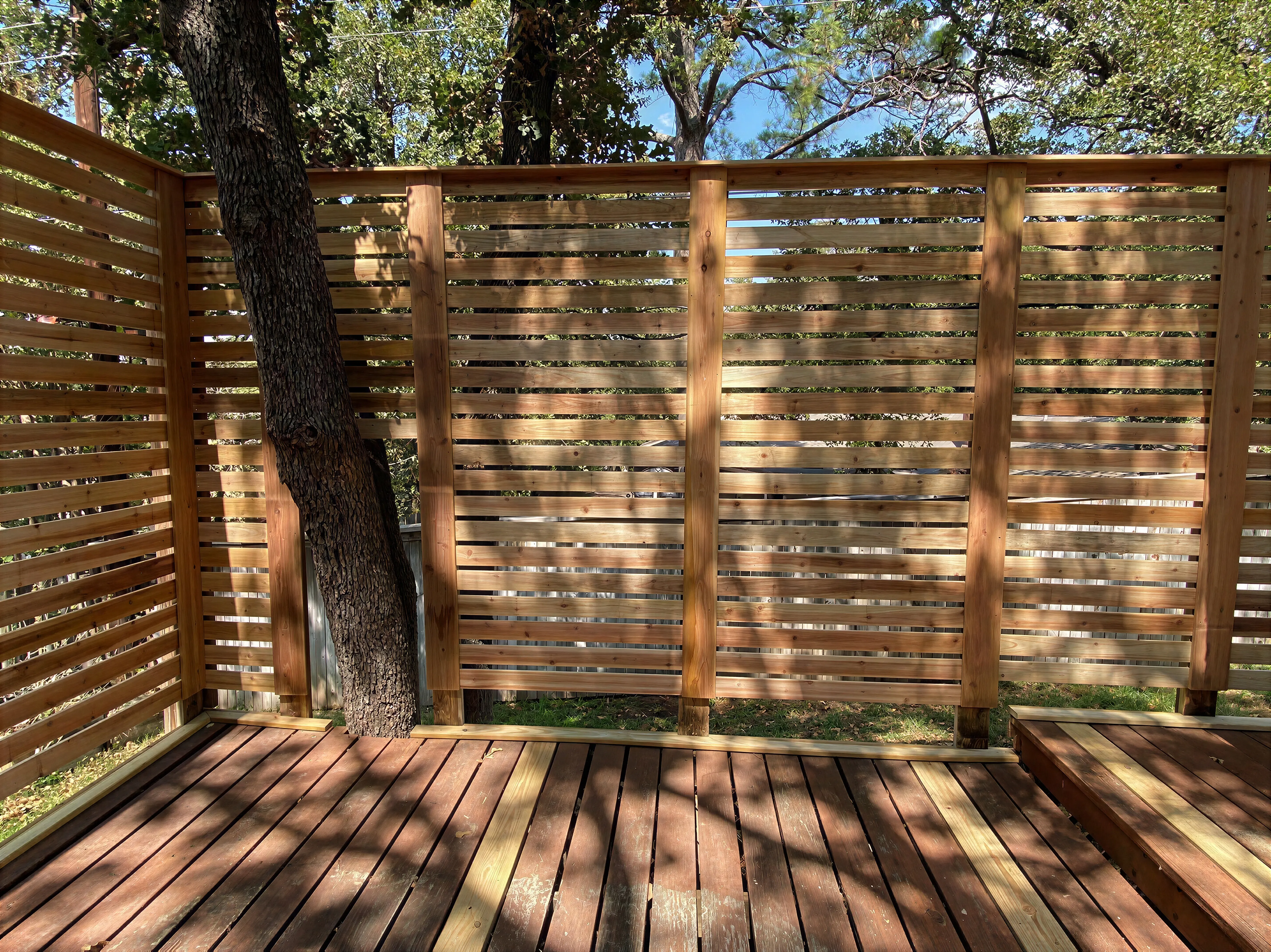 Architectural Cedar Privacy Fencing