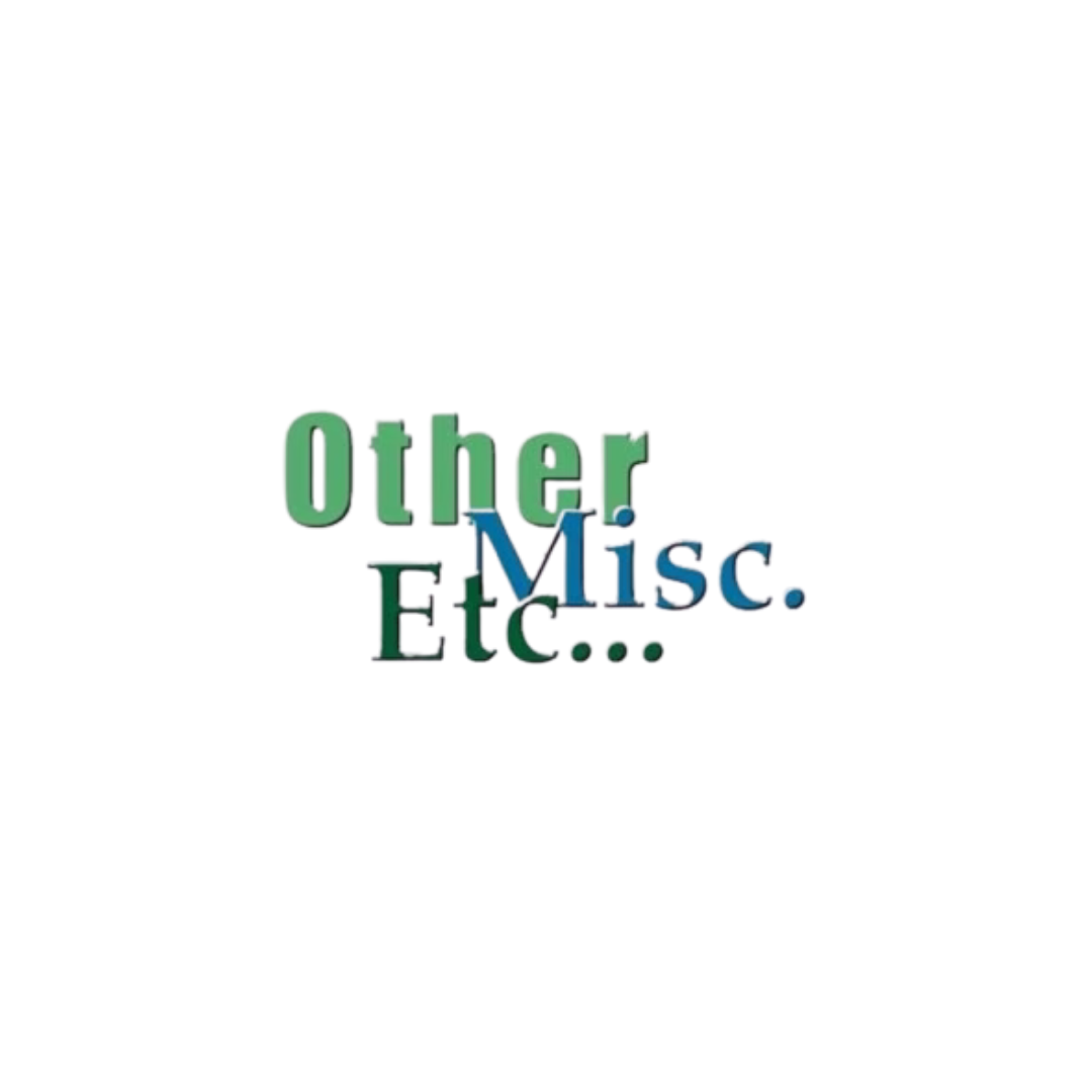 Text reading “Other Misc. Etc...” in green and blue on a white background