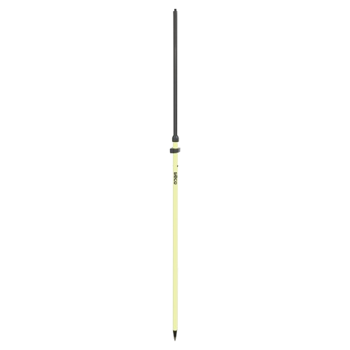 Yellow-handled black basting brush with metal ferrule, shown on a white background