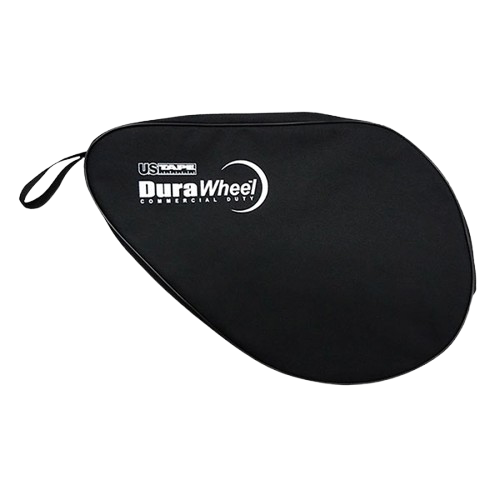 Black U.S. DuraWheel carrying case with handle on a white background