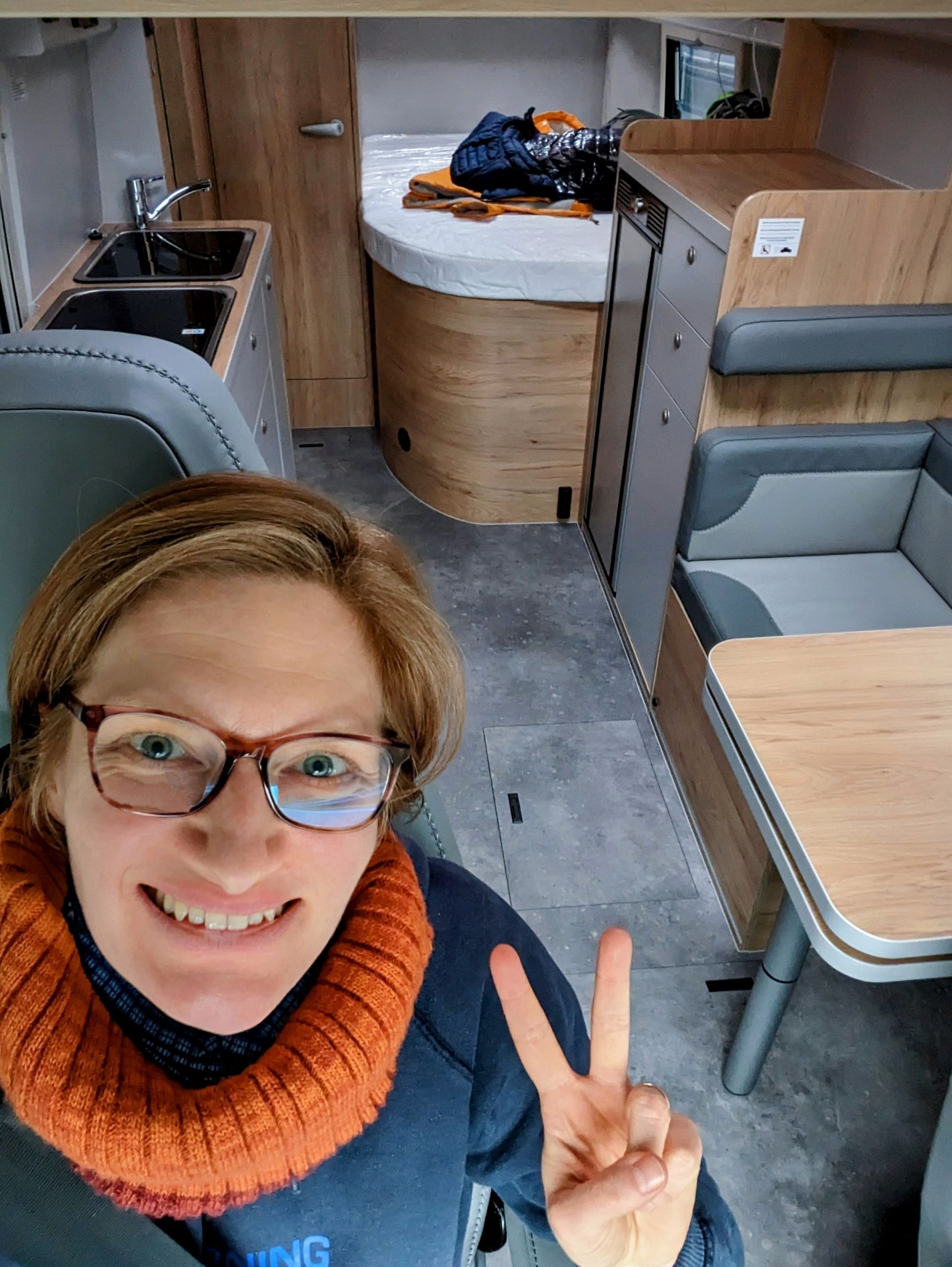 Sicht in den Innenraum des Globe Traveller