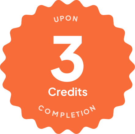 Badge: 4 Credits Upon Completion