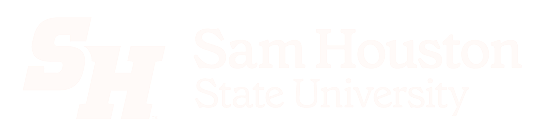 Sam Houston State University White logo
