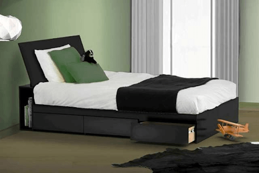 cara menata kamar tidur ukuran 3x3 dengan memilih furniture multifungsi