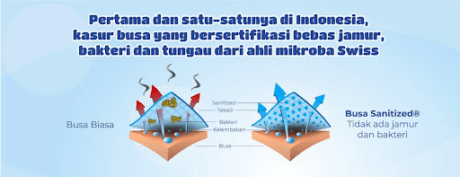 fungsi teknologi sanitized dari kasur royal foam