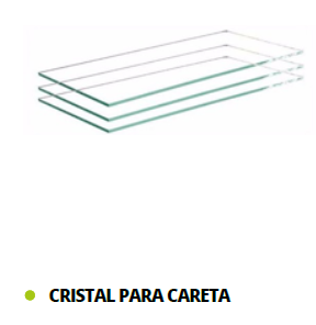 CRISTAL CLARO PARA CARETA