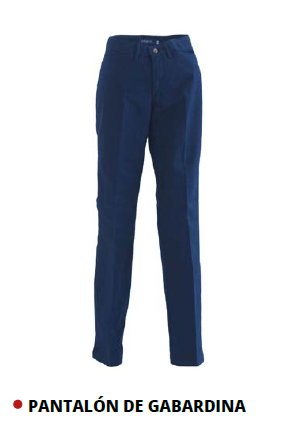 PANTALÓN DE GABARDINA