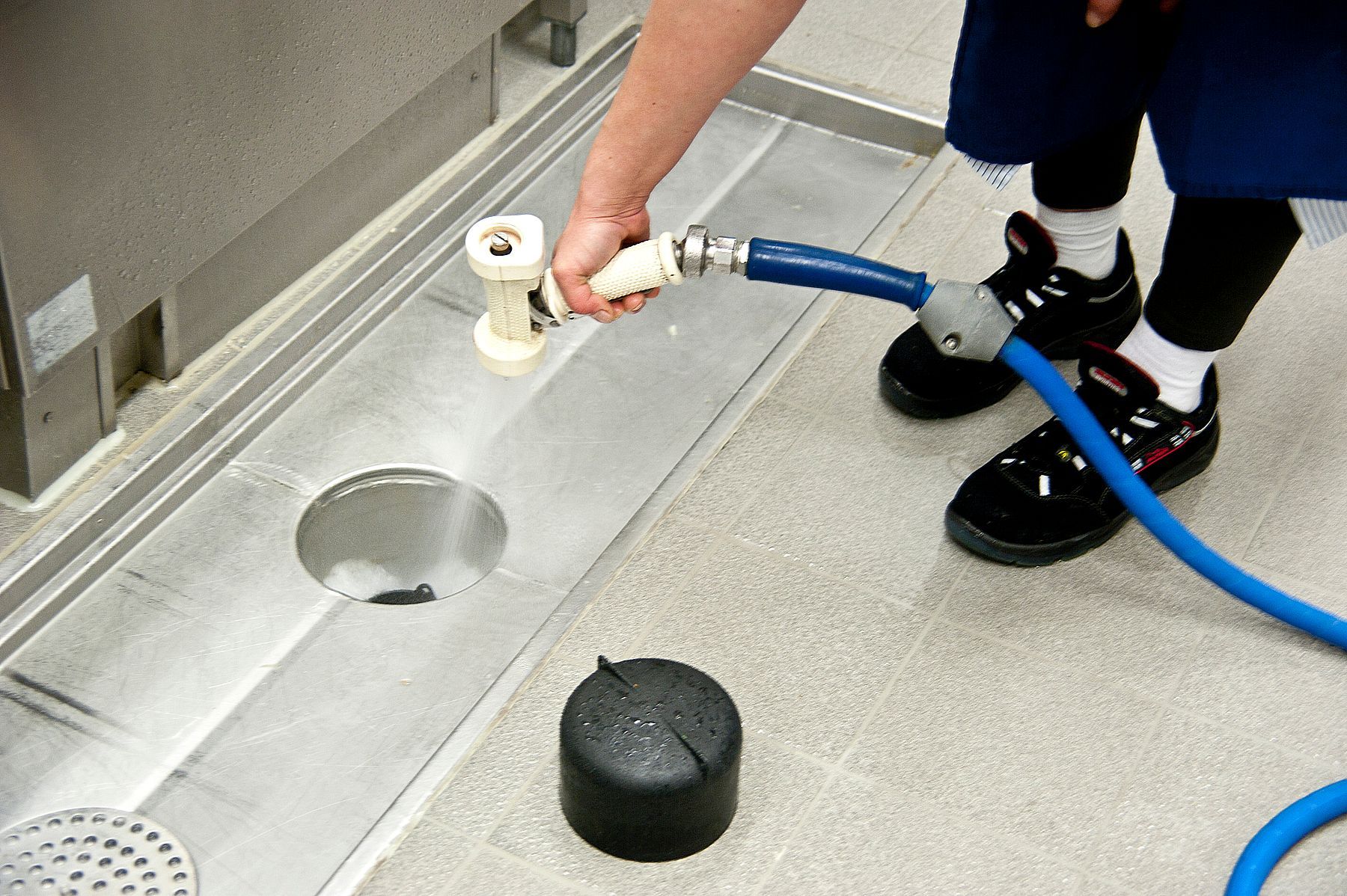 Cleaning Floor Drain — Belen, NM — Antonio's Plumbing Heating & Cooling