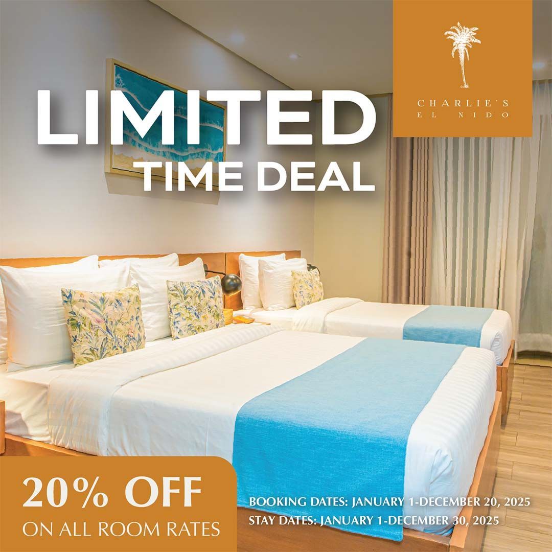 Hotel room promotion : Limited Time Deal with 20% off room rates.