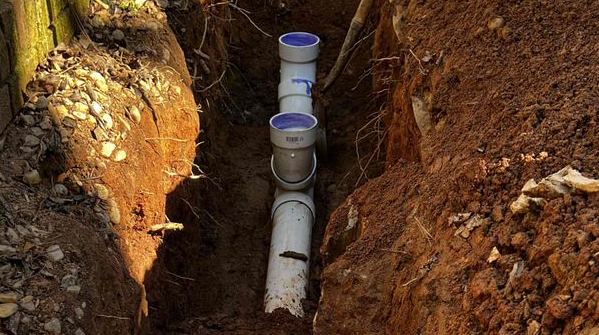 sewer lines