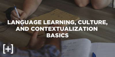language learning and contextualization
