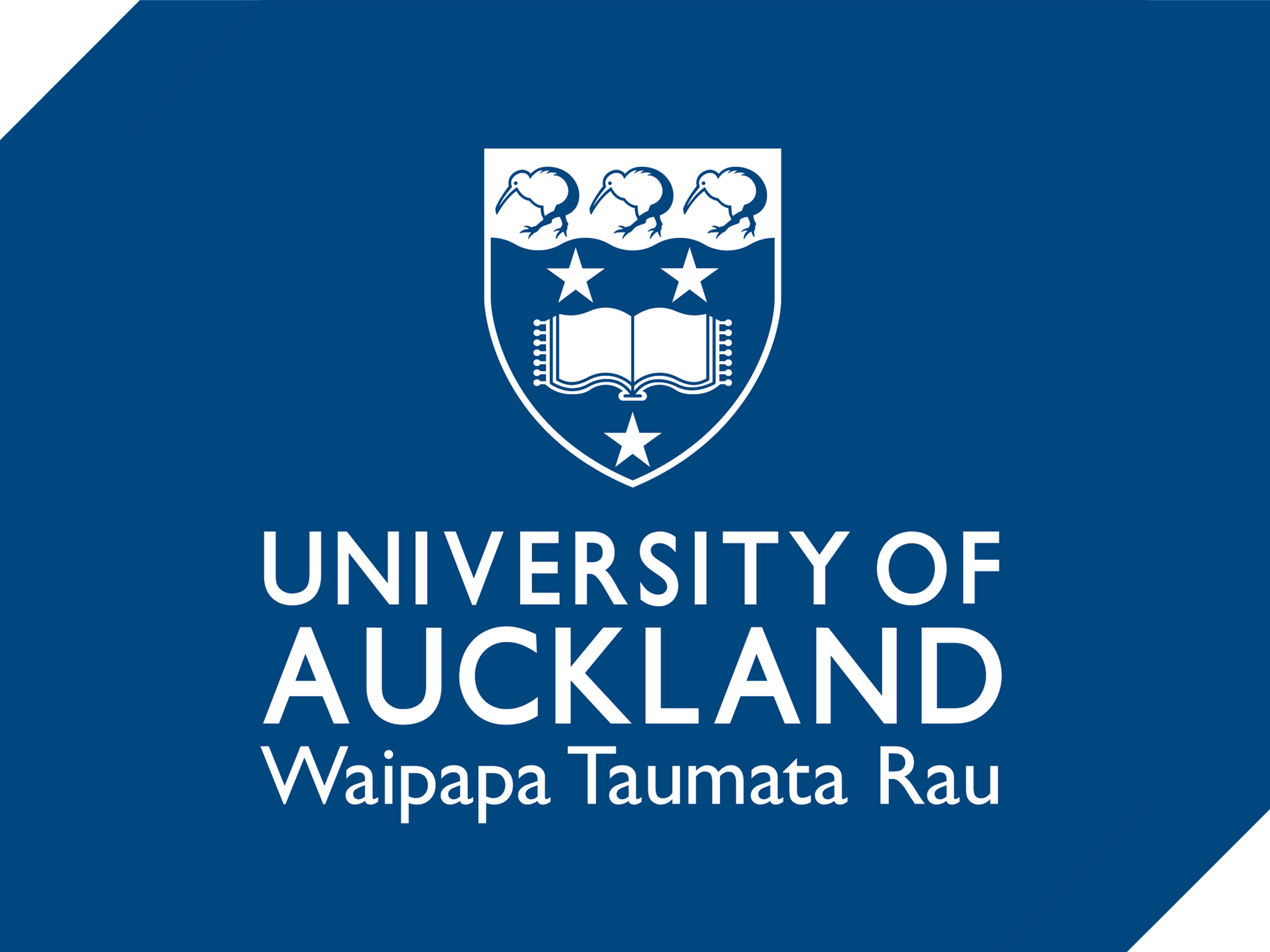 University of otago logo on a blue background