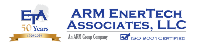 ARM Enertech 50th anniversary company logo