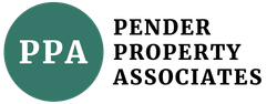 Pender Property Associates logo with teal circle and white PPA initials beside black company name
