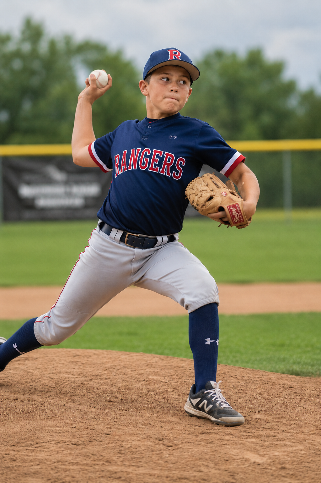 Baseball on a dark surface, with visible stitching.