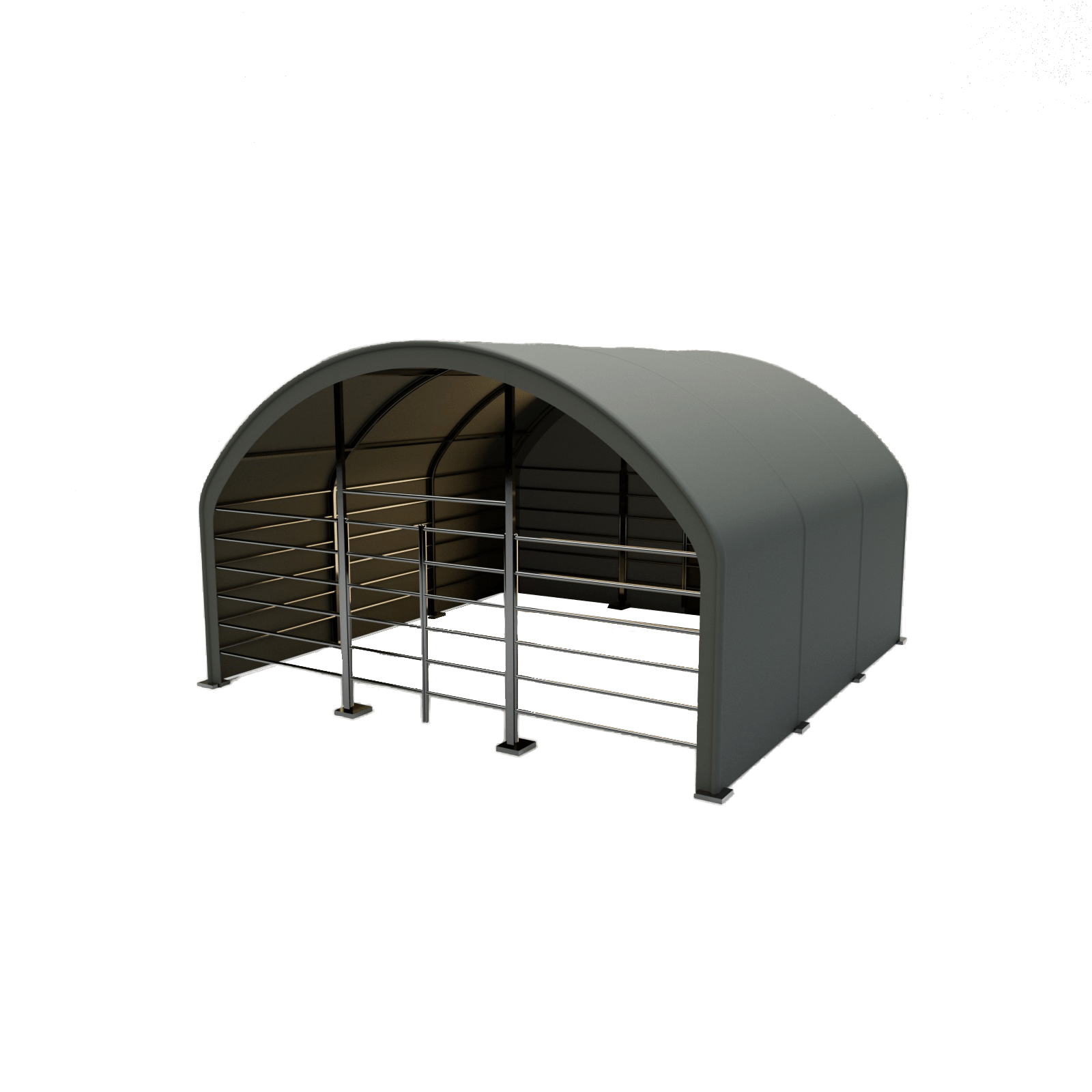 Pastogė gyvuliams ir &scaron;ienui 6,0 &times; 6,0 &times; 3,7 m