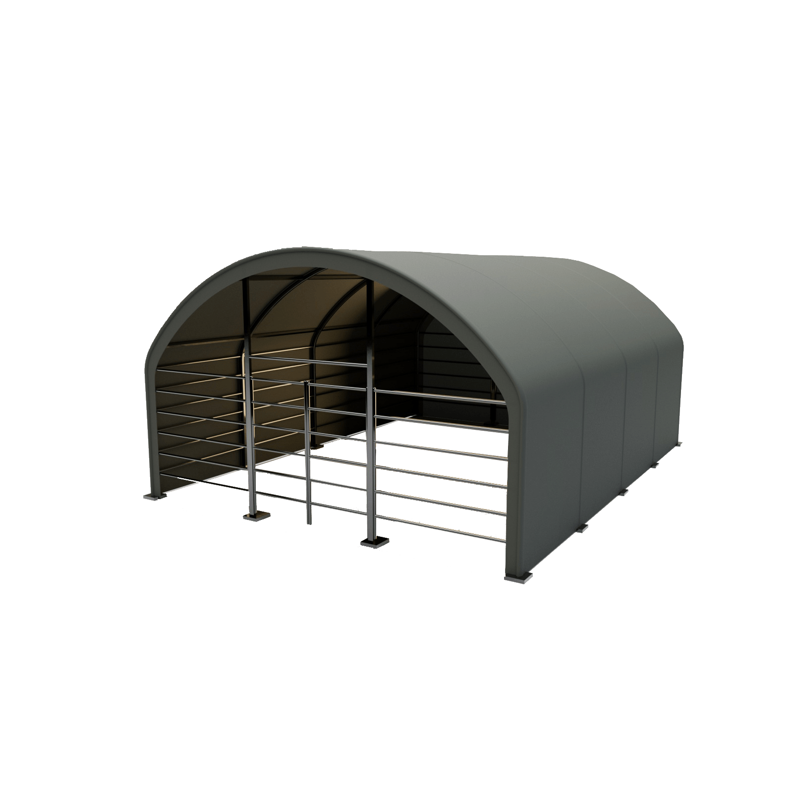 Pastogė gyvuliams ir &scaron;ienui 6,0 &times; 8,0 &times; 3,7 m