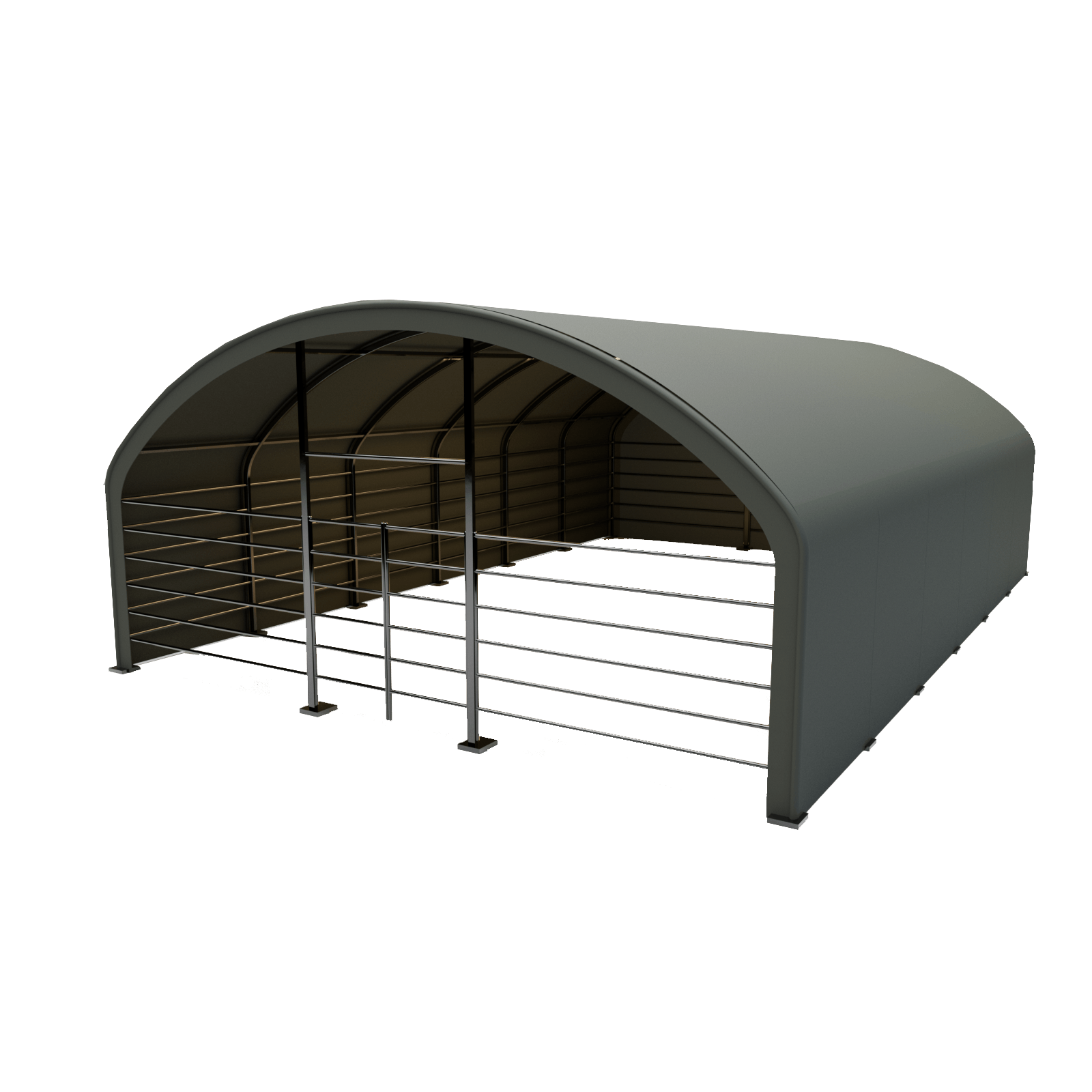 Pastogė gyvuliams ir &scaron;ienui 8,0 &times; 12,0 &times; 4,0 m