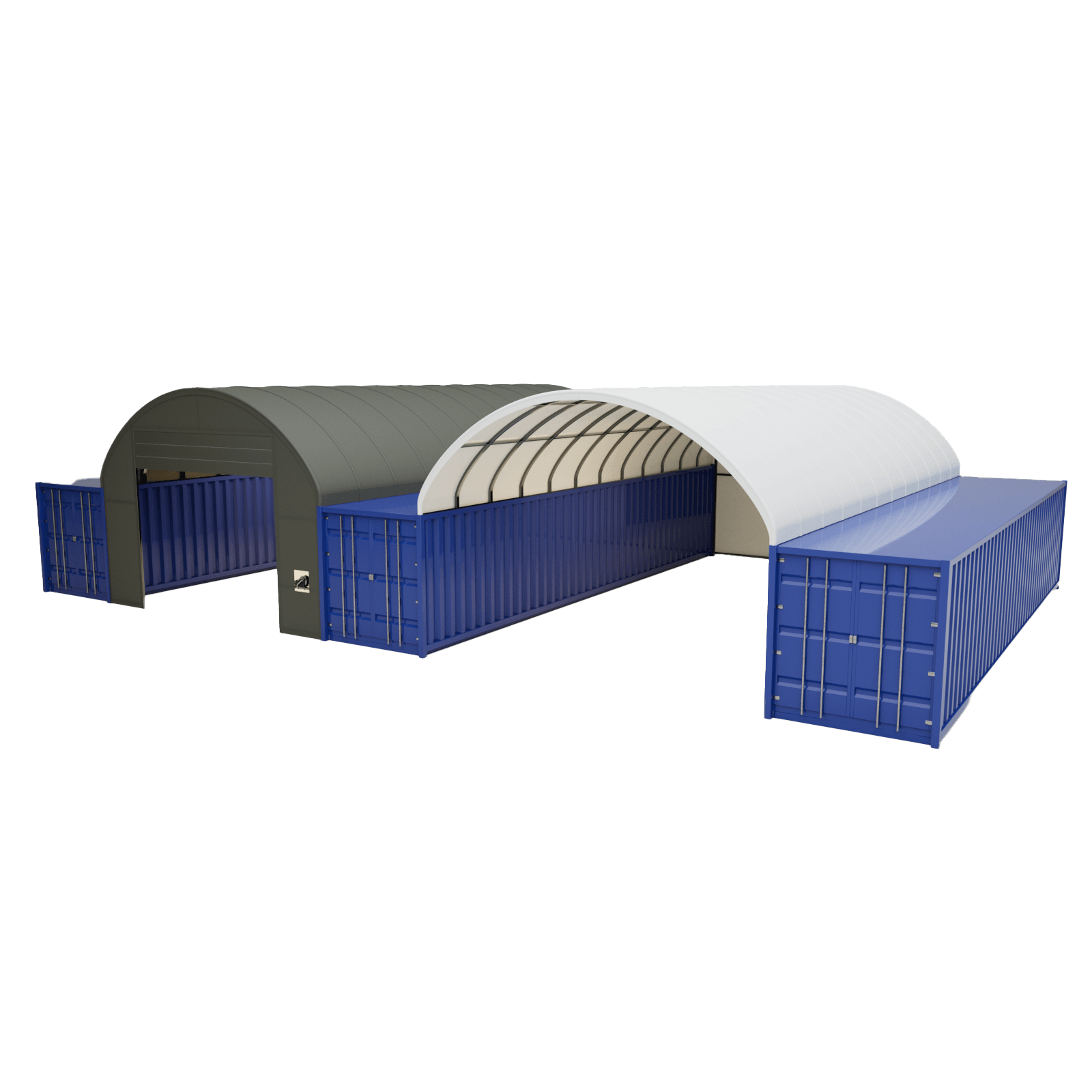 Pastogė jūriniams konteineriams 6,0 &times; 12,0 &times; 2,0 m