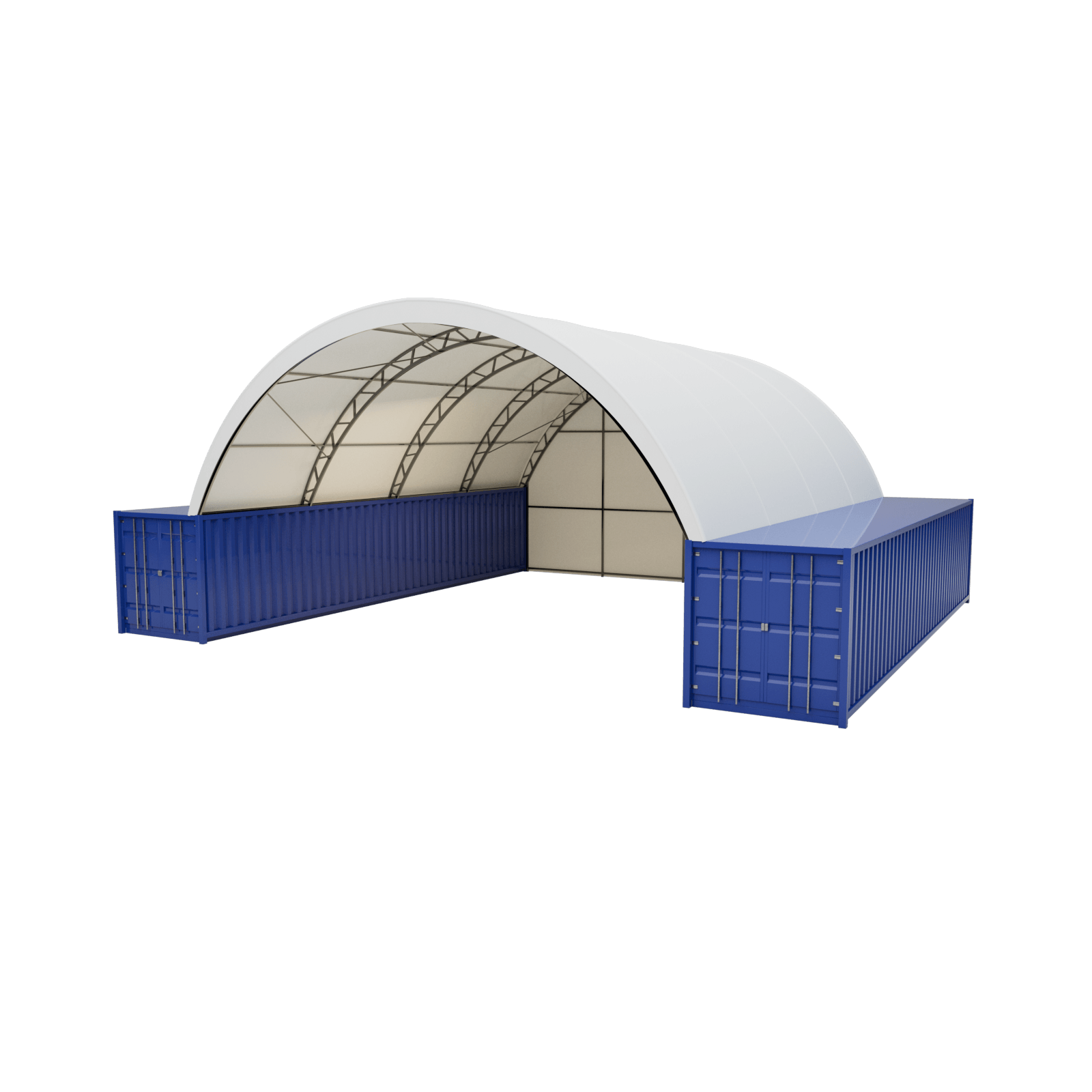 Pastogė jūriniams konteineriams 9,6 &times; 12,0 &times; 3,6 m