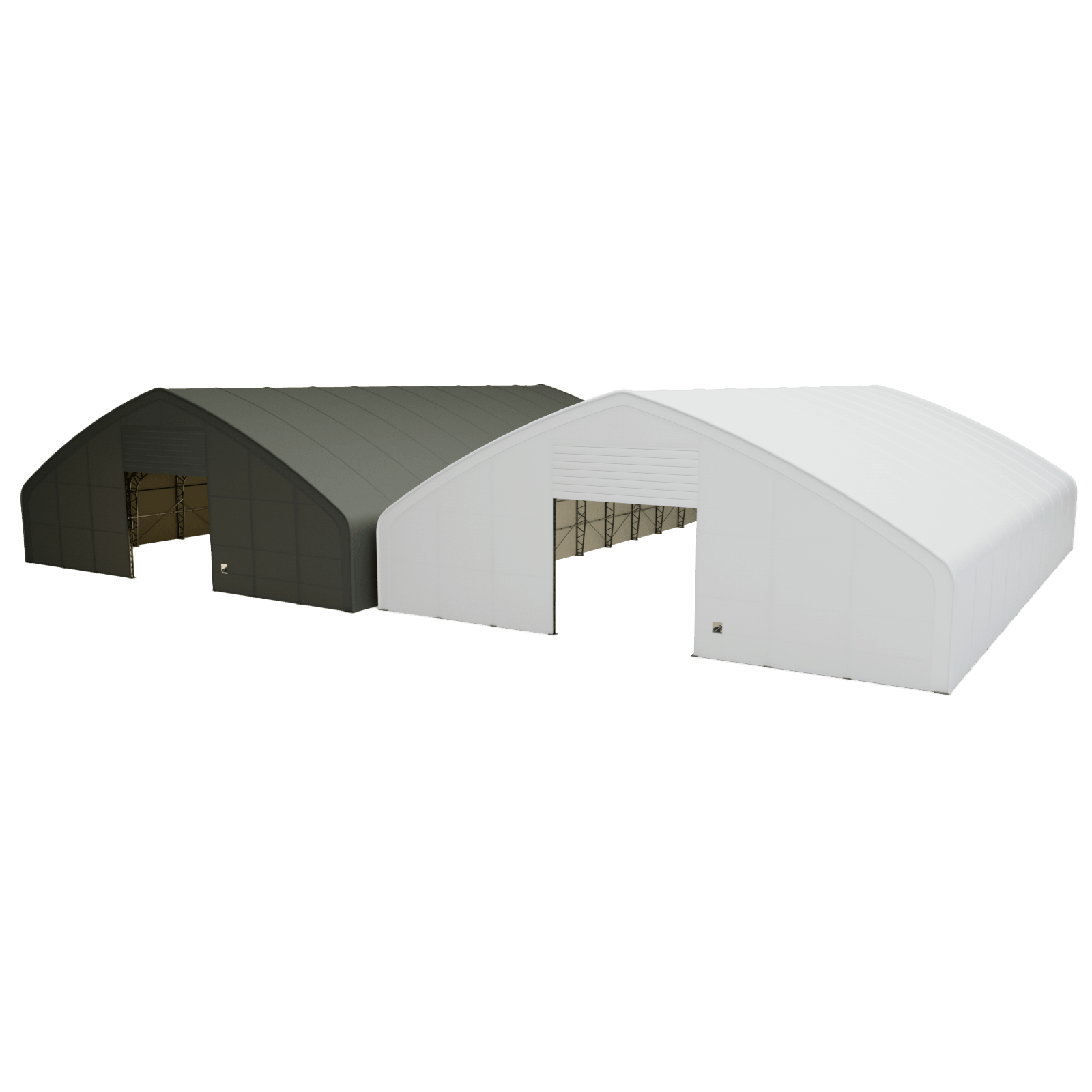 Stačiasienis tentinis angaras 21,35 &times; 24,4 &times; 8,54 m
