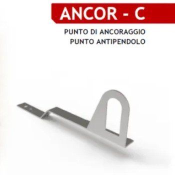 tetto con linea vita