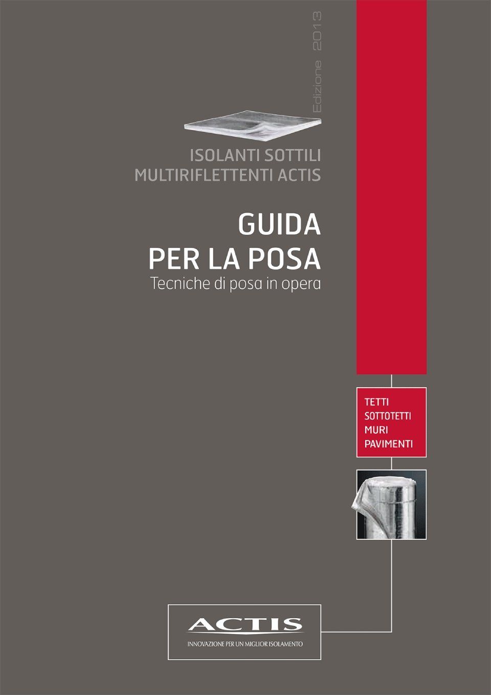 catalogo Isolanti sottili multiriflettenti Actis