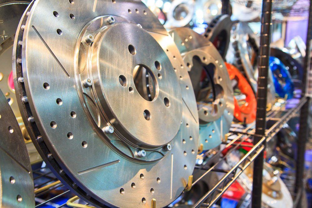New brake discs — Illawarra Car Service Centre In Oak Flats NSW