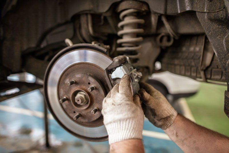 Repairing of brake system — Illawarra Car Service Centre In Oak Flats NSW