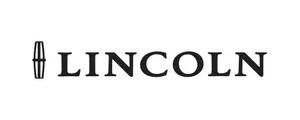 Lincoln logo in black text with a stylized column icon on a white background