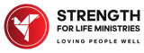 Logo with origami bird in red circle and 