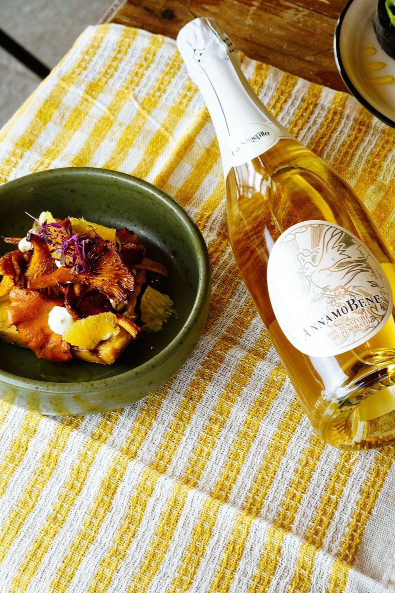 bicchiere di vino rose