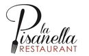 Logo per il Ristorante La Pisanella con forchetta
