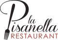 Logo per il Ristorante La Pisanella con forchetta