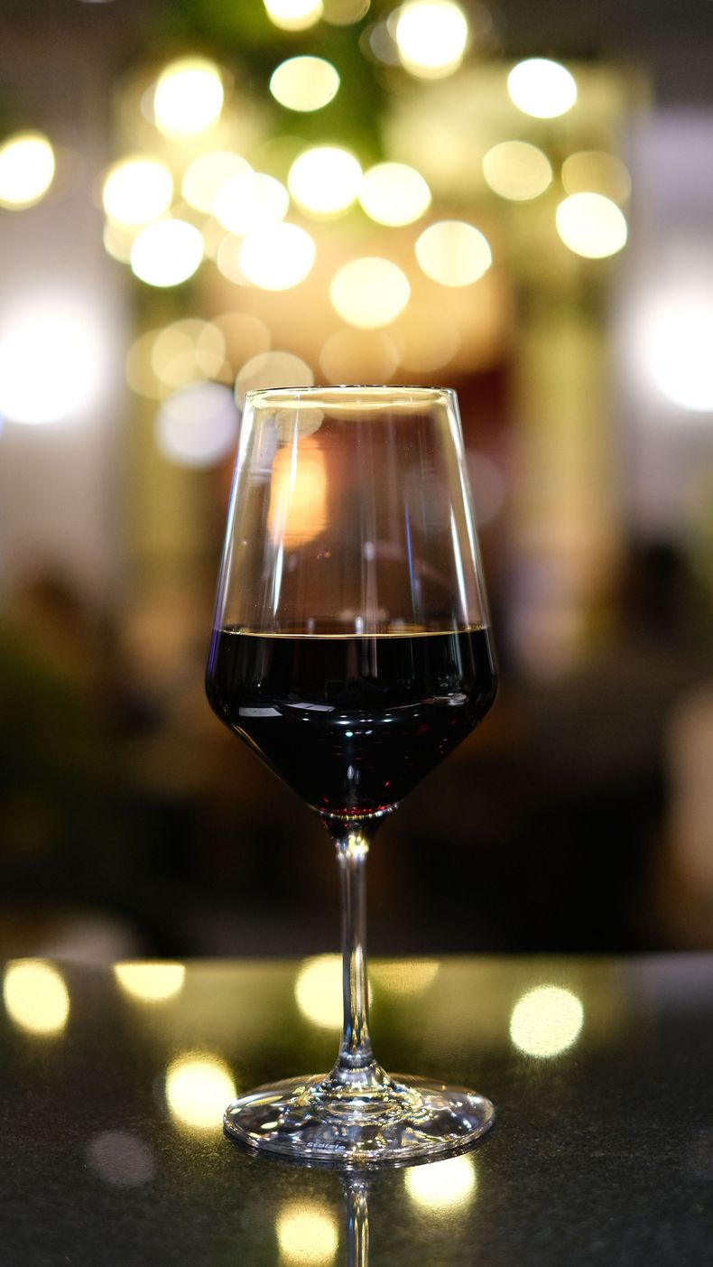bicchiere di vino bianco