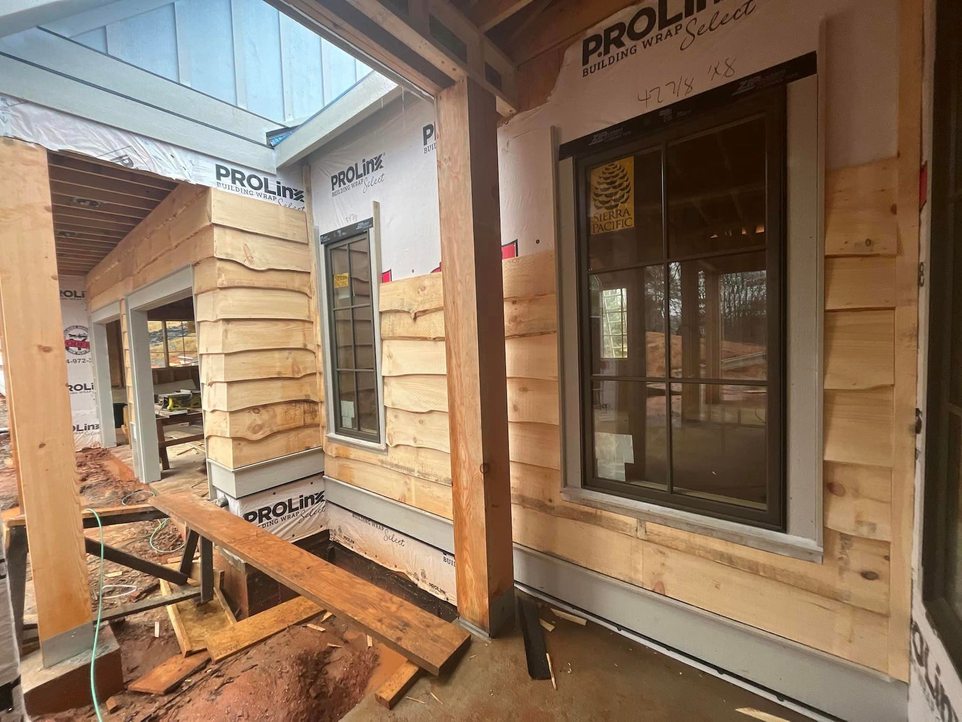 Live Edge Pine Siding