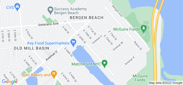 Map of business location