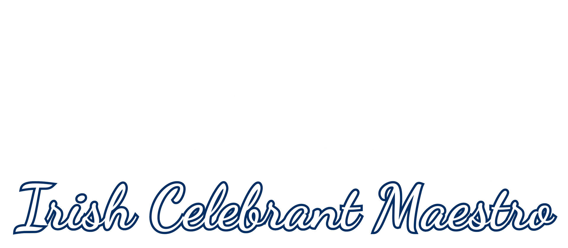A logo for a Irish Celebrant Maestro on a white background.