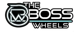 Off-road tire ad with bold text: “The Boss Wheels” and slogan “Roll original, ride boss.”