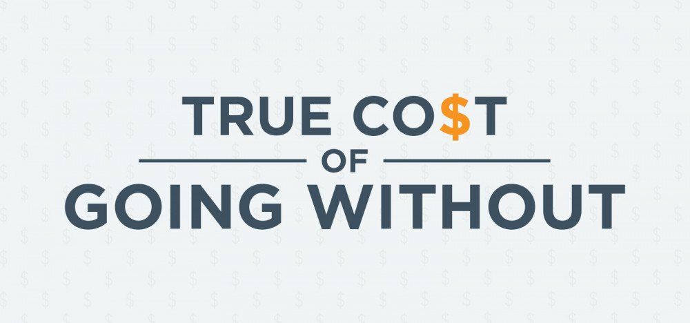 True Cost of Going Without graphic