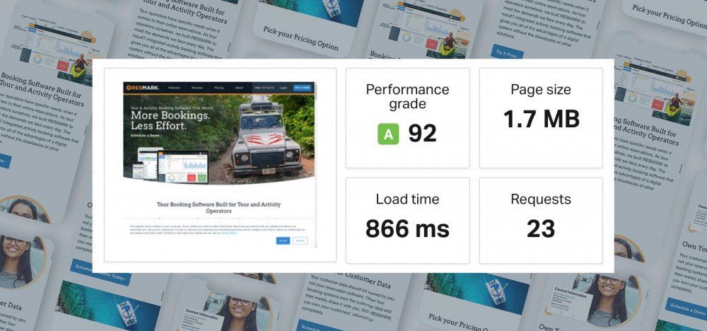 Statistics on web core vitals